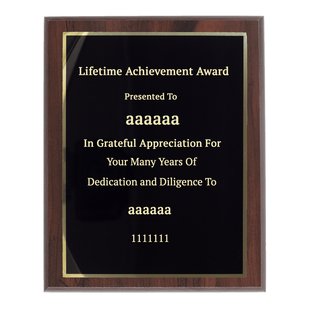 9"x12" Traditional Engraved Plaque - Customer's Product with price 39.99 ID n5zf78N6gkPbVi1WNg7QbJok