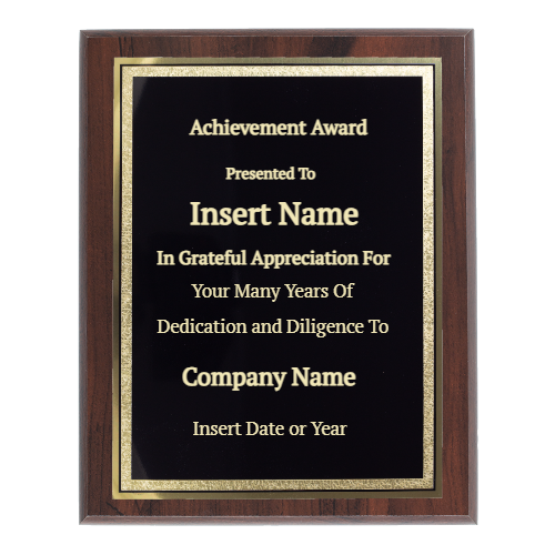 9"x12" Traditional Engraved Plaque - Customer's Product with price 39.99 ID PaaSH8dnp8vjHtODGFFr6ZYR