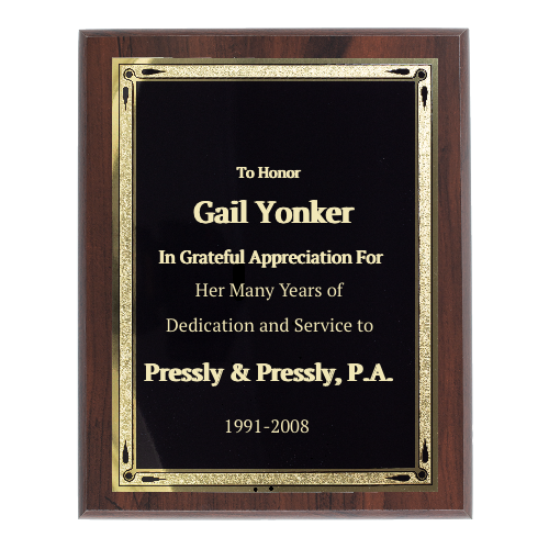 9"x12" Traditional Engraved Plaque - Customer's Product with price 44.99 ID FdvSbqIBEsFMkT3L1Tnq8HLA