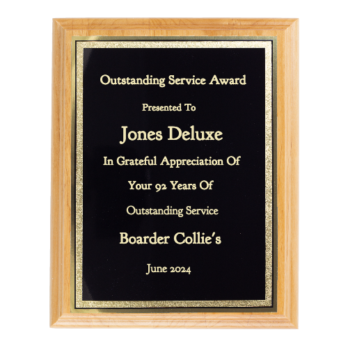 9"x12" Traditional Engraved Plaque - Customer's Product with price 49.99 ID OHVGfugA-1dfQgKBNhyfjKgb