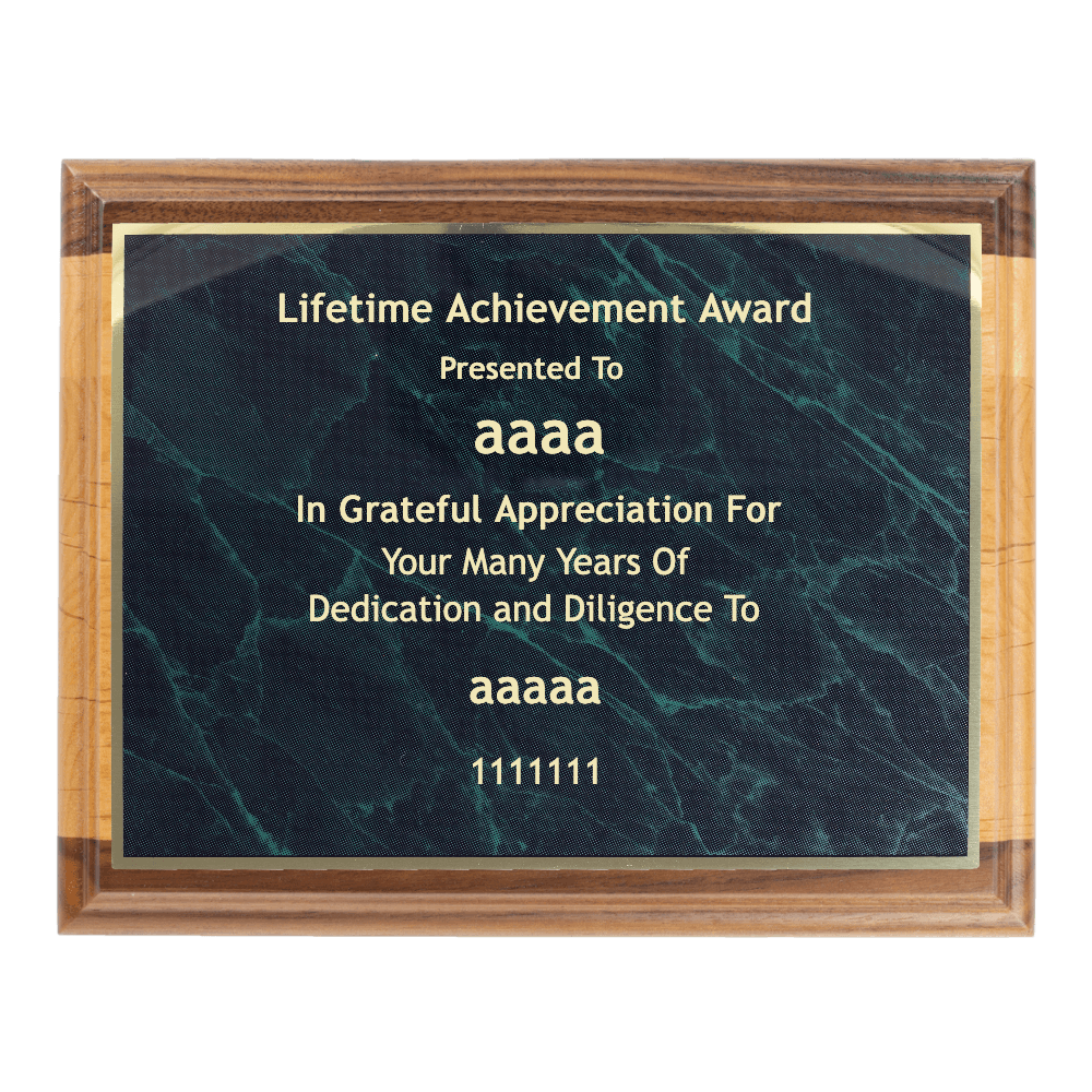 9"x7" Traditional Engraved Plaque - Customer's Product with price 44.99 ID CZy5j9pKORq7JiuYvJ4YDgQK