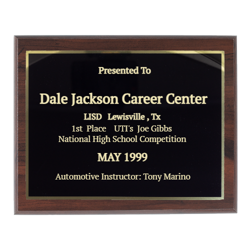 10"x8" Traditional Engraved Plaque - Customer's Product with price 34.99 ID 3ERSgNY_f0pMZUzzruQqI43p