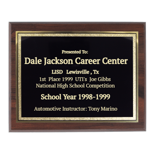 10"x8" Traditional Engraved Plaque - Customer's Product with price 34.99 ID NrqtMWkyqegORjT3nPj-T5Gy