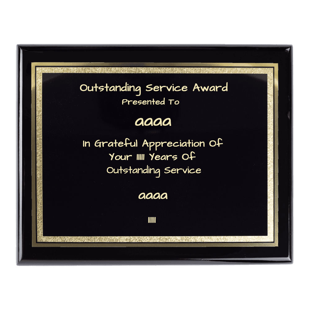 12"x9" Traditional Engraved Plaque - Customer's Product with price 69.99 ID TUj8MMQhdzolUAUFasGILJwD