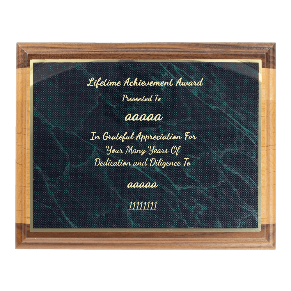 12"x9" Traditional Engraved Plaque - Customer's Product with price 54.99 ID ni2HFnR7l8SVy07X75HIhCGO