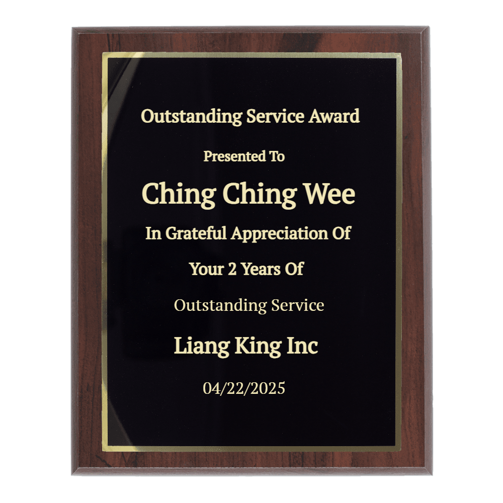 8"x10" Traditional Engraved Plaque - Customer's Product with price 34.99 ID MA8QZricRziRm_1DZ-F5jFsV