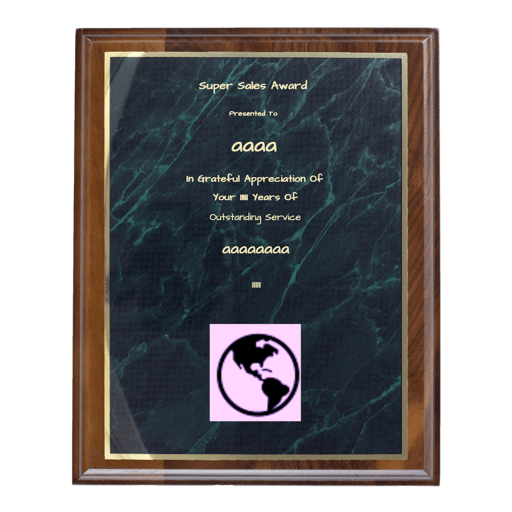 8"x10" Traditional Engraved Plaque - Customer's Product with price 67.99 ID MvBP-gAdk1J_92VXrr7bfZie