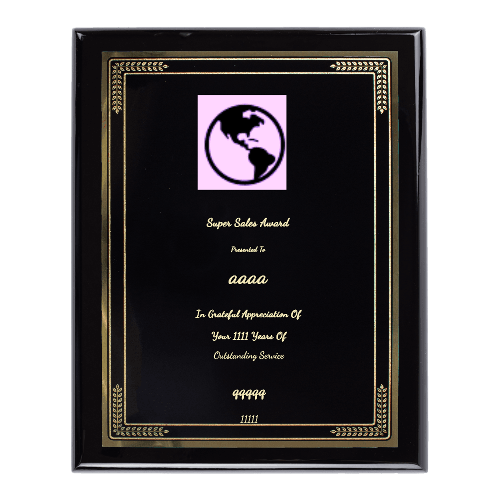 8"x10" Traditional Engraved Plaque - Customer's Product with price 69.99 ID pT7ZyfdNSKbAd97gP4GmG5Ht
