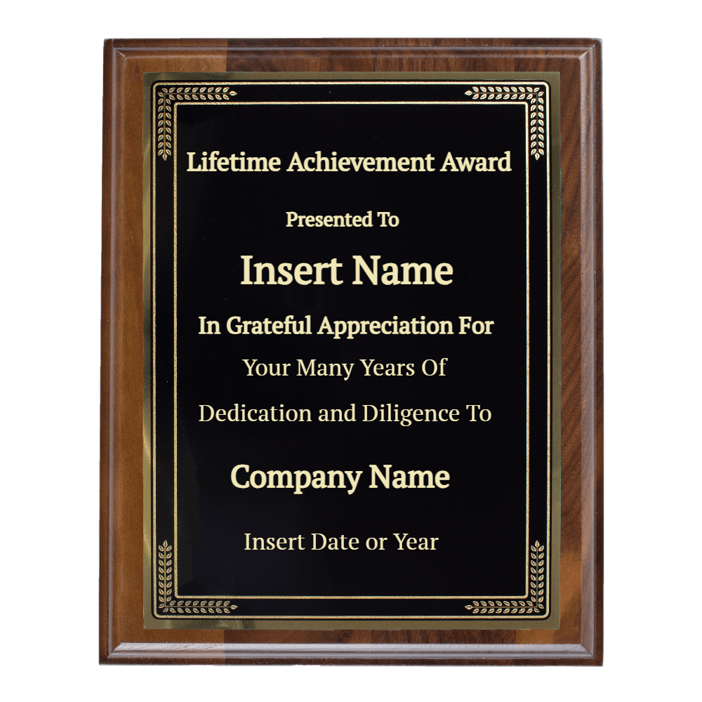 7"x9" Traditional Engraved Plaque - Customer's Product with price 64.99 ID YVgMi6UoP0d5JzQDjdUxXiEF