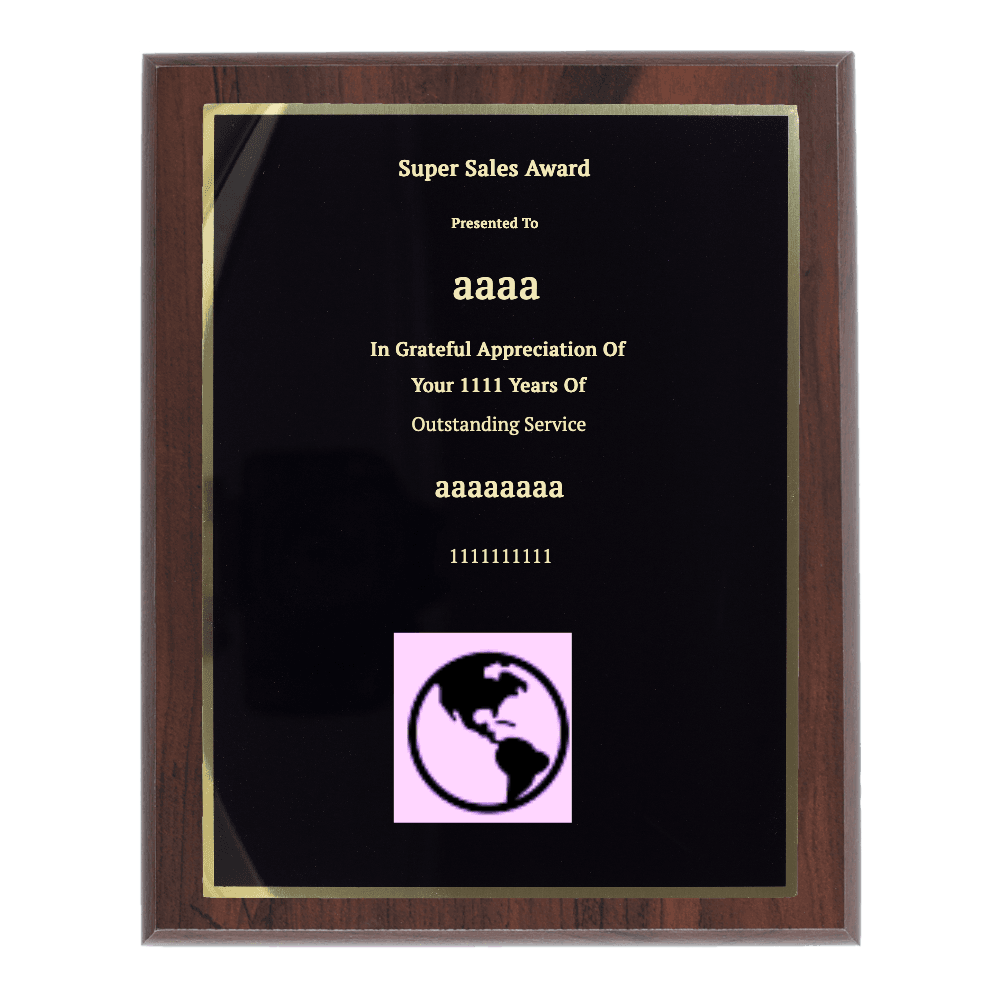7"x9" Traditional Engraved Plaque - Customer's Product with price 30.99 ID 4L4hw66Zc0iL0yZGM4DvDQFX