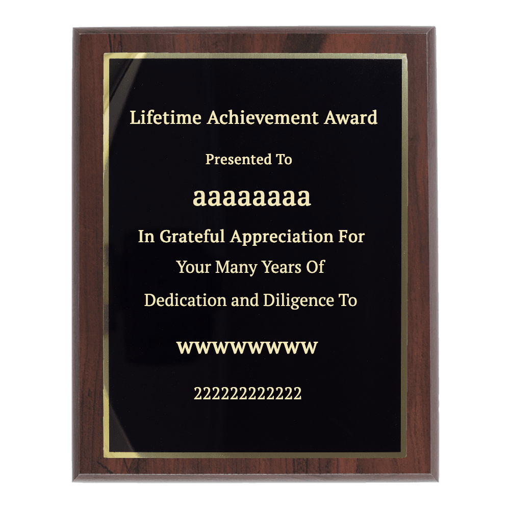 7"x9" Traditional Engraved Plaque - Customer's Product with price 29.99 ID 7h2F8iPsxoalnZwii6F1RcAQ