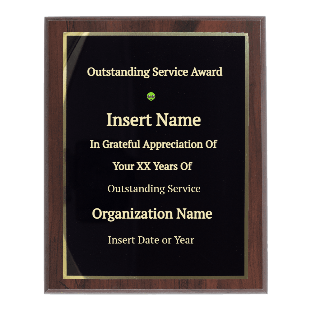 7"x9" Traditional Engraved Plaque - Customer's Product with price 29.99 ID f0NIIFoQ_uJxIaH2eTd5TvJm