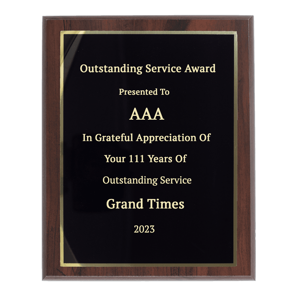 7"x9" Traditional Engraved Plaque - Customer's Product with price 29.99 ID NOOsS3Oujuj5Uy8_cA4UDz5c