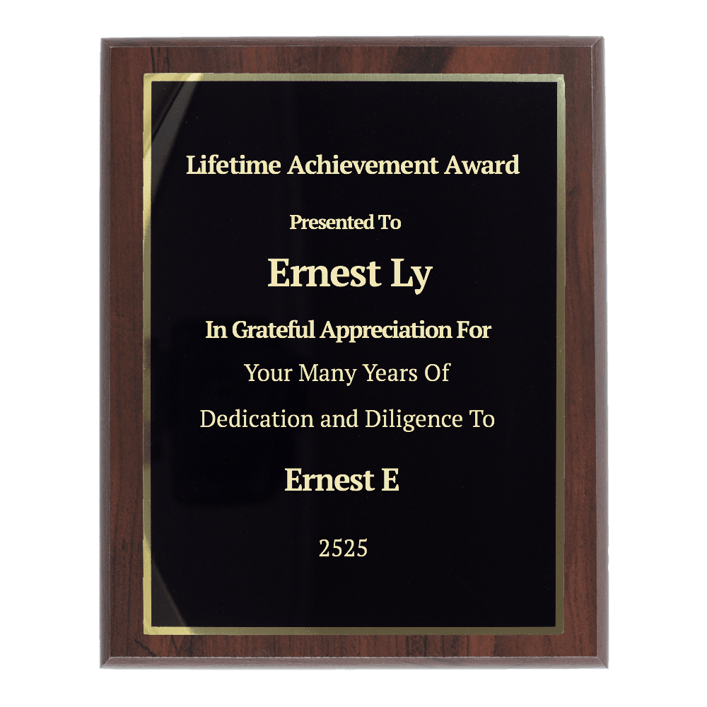 7"x9" Traditional Engraved Plaque - Customer's Product with price 29.99 ID fWP4R146n86ek8YmFdE_qRBw