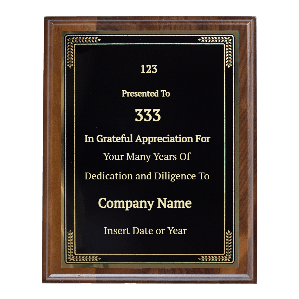 7"x9" Traditional Engraved Plaque - Customer's Product with price 64.99 ID xU4B-Aqc1S_vshkXVmDSDh7a