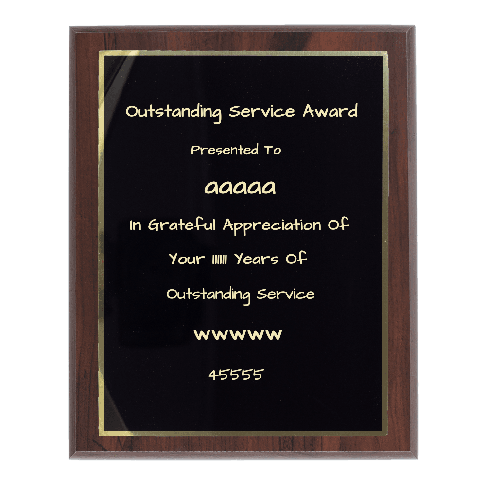7"x9" Traditional Engraved Plaque - Customer's Product with price 29.99 ID slD7DHU7Iv_TrEuMlDX3OtiF