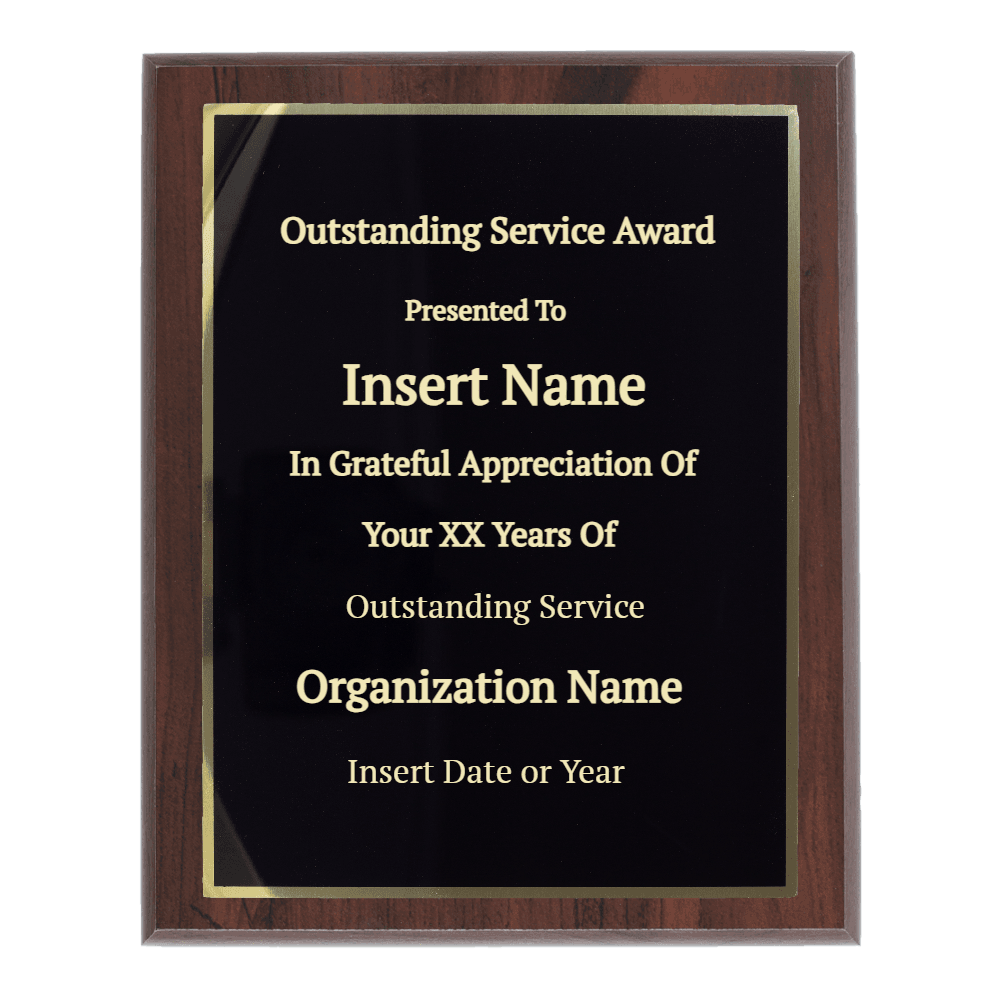 7"x9" Traditional Engraved Plaque - Customer's Product with price 29.99 ID 33Rqd8p5dF4bQ9L4CzxRM4mV