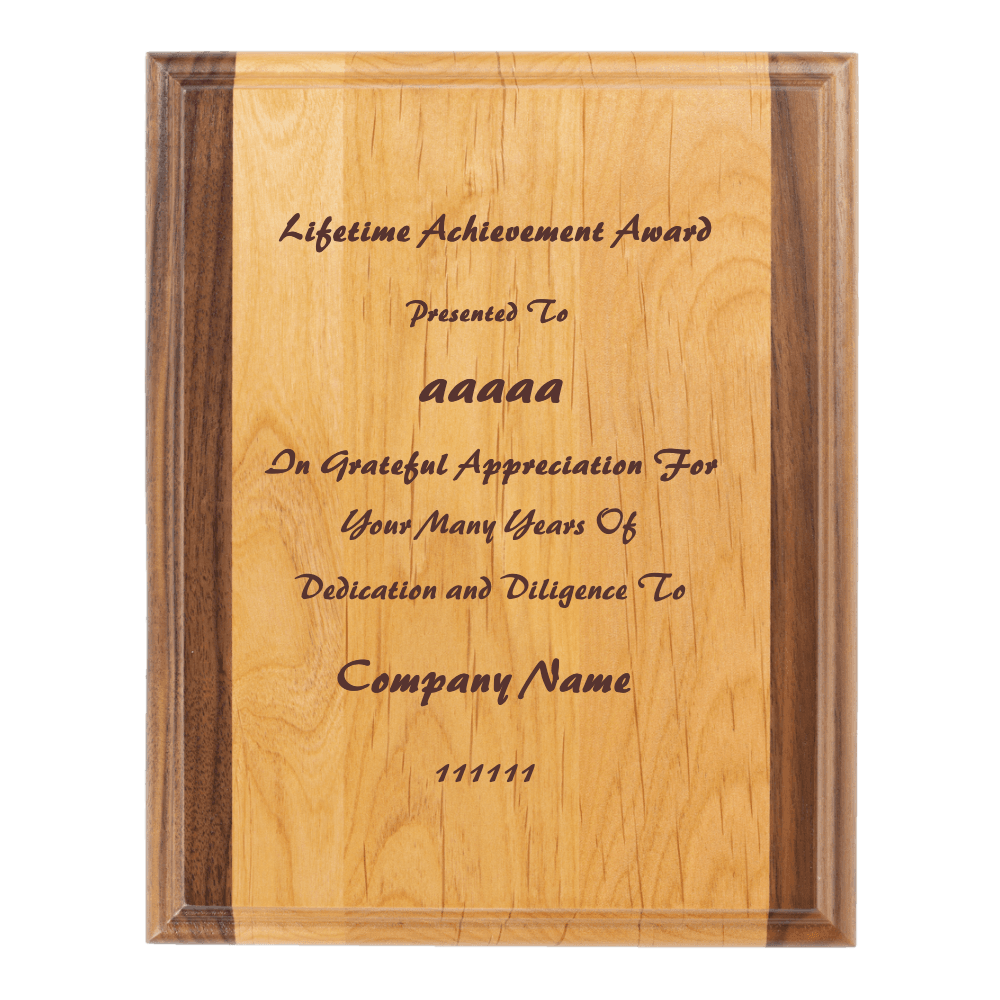 9"x12" Solid Wood Plaque - Customer's Product with price 44.99 ID bGzI80QQeVAO9YsyMb-kJddW