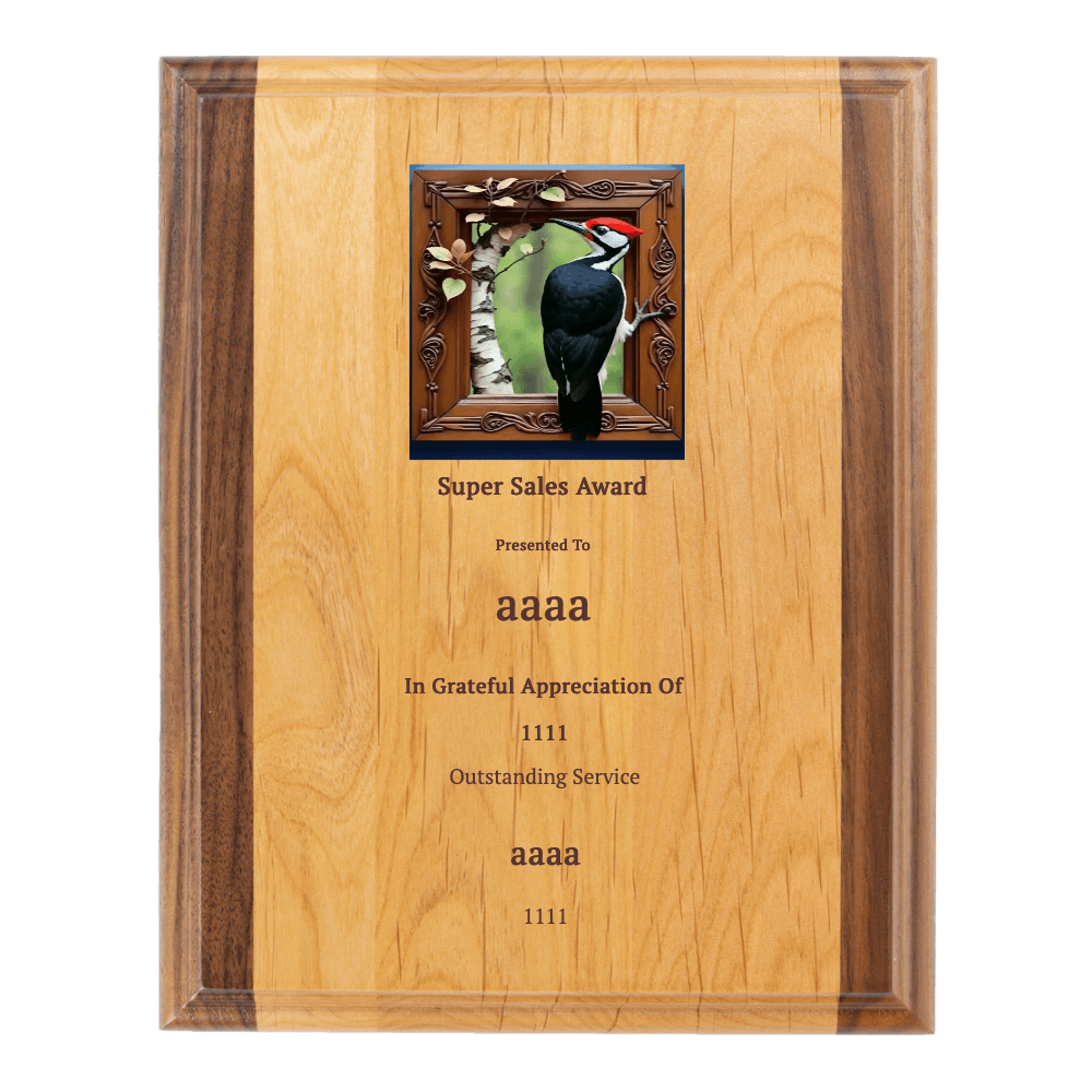 8"x10" Solid Wood Plaque - Customer's Product with price 39.99 ID RSgJi2s3KwO57X1qkm7VrXAI