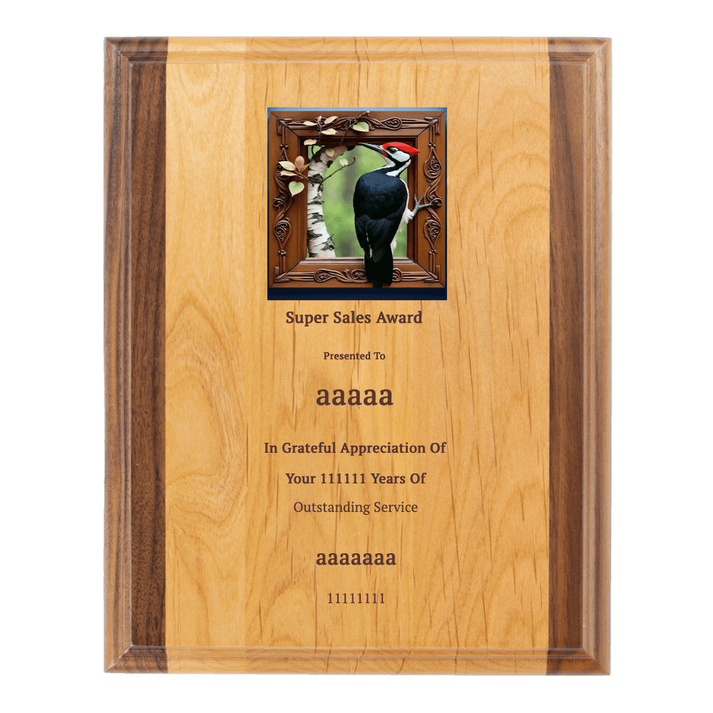 7"x9" Solid Wood Plaque - Customer's Product with price 34.99 ID -1ro3bUTNlIbKcDOagn-KGv4