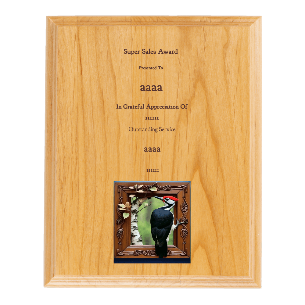 7"x9" Solid Wood Plaque - Customer's Product with price 29.99 ID cZjhuNPrpgted3AlnNmyyL6p