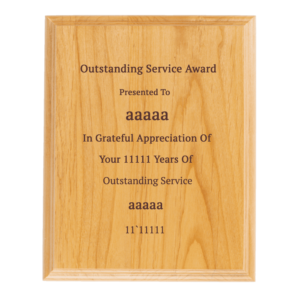 7"x9" Solid Wood Plaque - Customer's Product with price 29.99 ID vtxjV-dmldkYB7bfZ6ws72QF