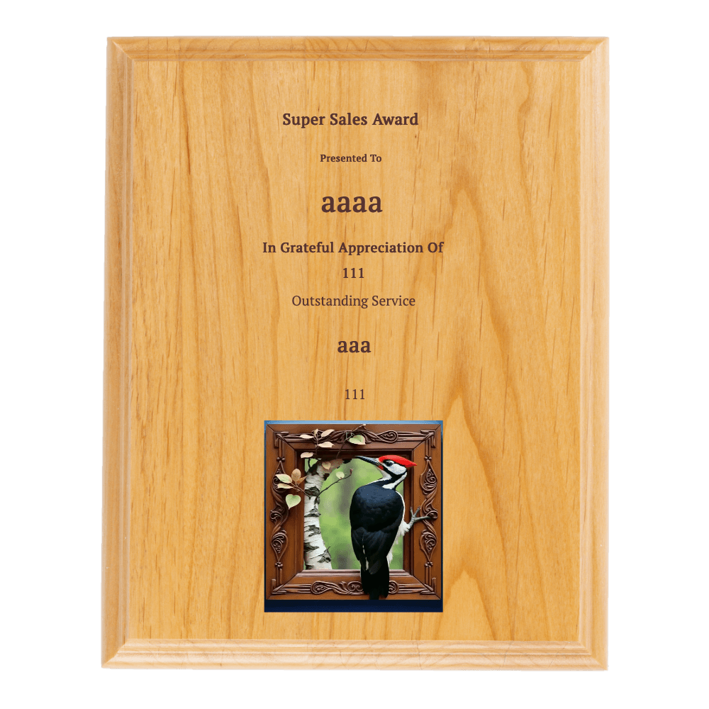 7"x9" Solid Wood Plaque - Customer's Product with price 29.99 ID 2YymFnZ_wADOM-S_PAulGgyj