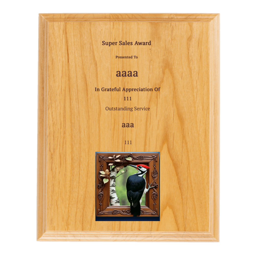 7"x9" Solid Wood Plaque - Customer's Product with price 29.99 ID 2YymFnZ_wADOM-S_PAulGgyj