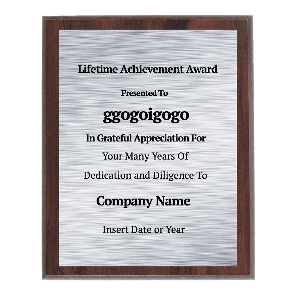 8"x10" Full Color Plaque - Customer's Product with price 24.99 ID PauGULbN11Jly3g4BZAXZ25N