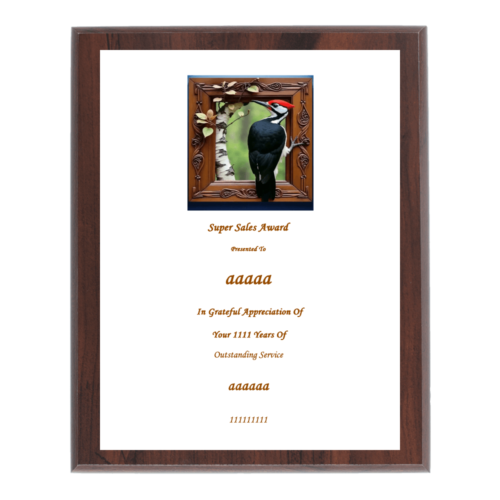 7"x9" Full Color Plaque - Customer's Product with price 19.99 ID 901TzoPzkFf2IydLkK_uYeuA