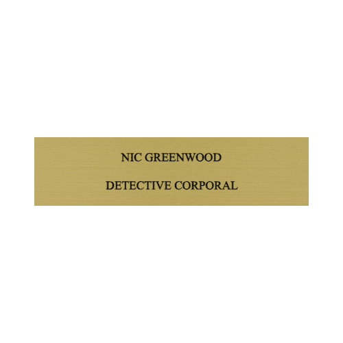 2 x 8 Engraved Wall Name Plate - Customer's Product with price 8.00 ID lDtIGq3s2gvdgzk2zgTonyp9