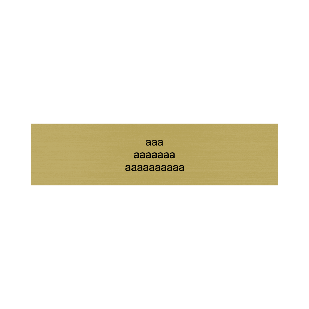 2 x 8 Engraved Wall Name Plate - Customer's Product with price 7.00 ID 6DJWPIZYiH5GSwAsZxCdgEyT