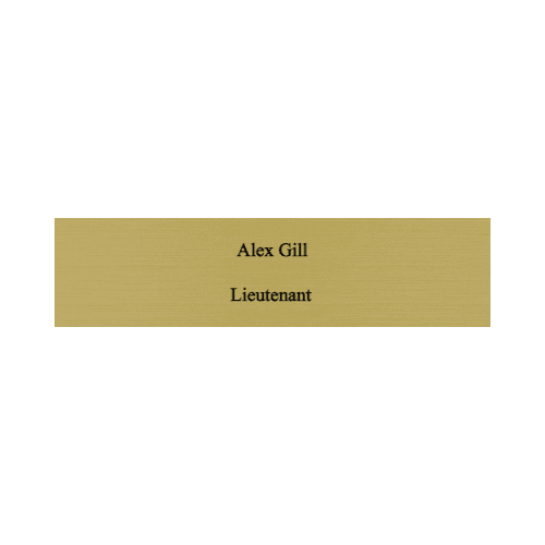 2 x 8 Engraved Wall Name Plate - Customer's Product with price 8.00 ID YPZAJcDd_8vTg2dqwRBcUCAA