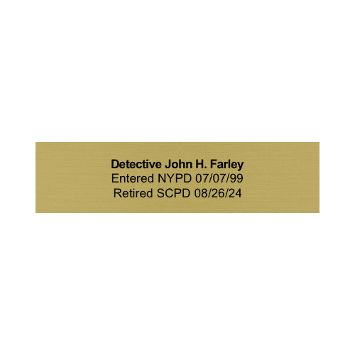 2 x 8 Engraved Wall Name Plate - Customer's Product with price 8.00 ID u-c7pz_T93yZcZhZqFBjDNHb