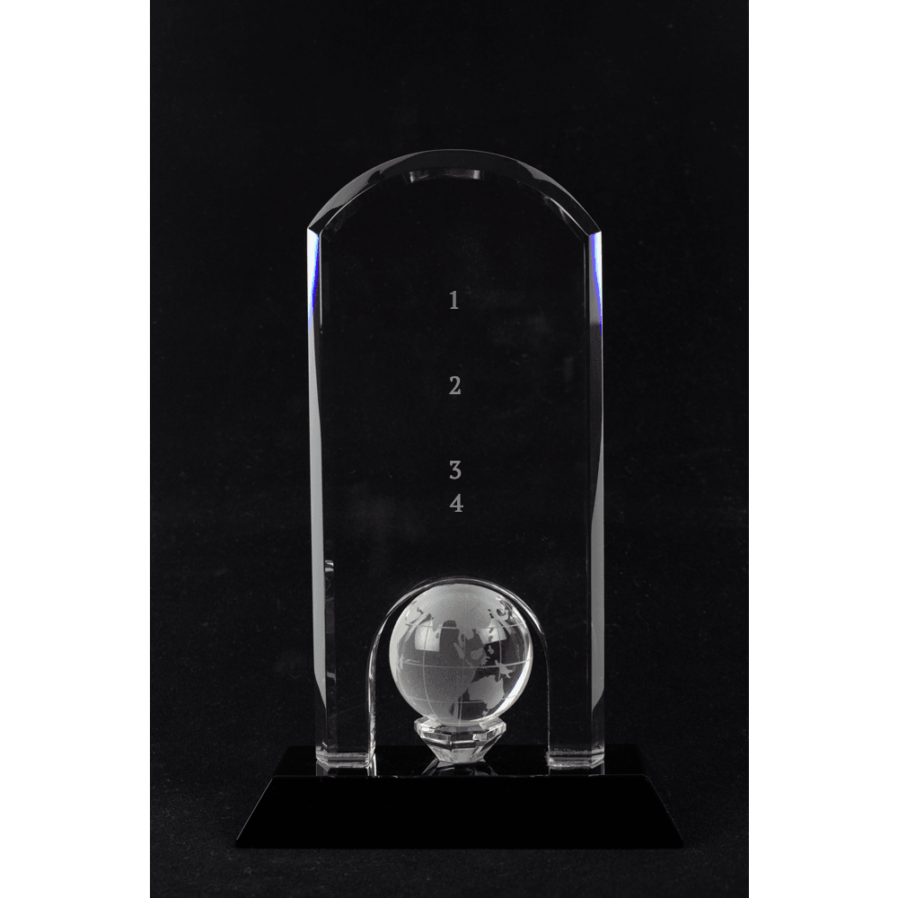 Crystal Dome with Globe Inset(black base) - Customer's Product with price 199.00 ID JjiNvarx5gg3ZRx99KgIYzAE