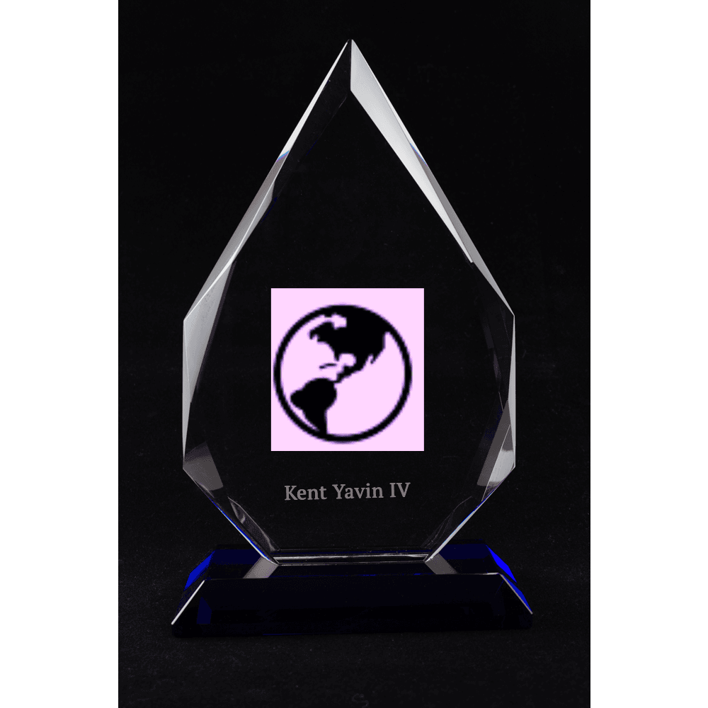 Diamond Crystal on Blue Base - Customer's Product with price 169.00 ID kaSSQlcyRg0a_GuPCt-P3LBL