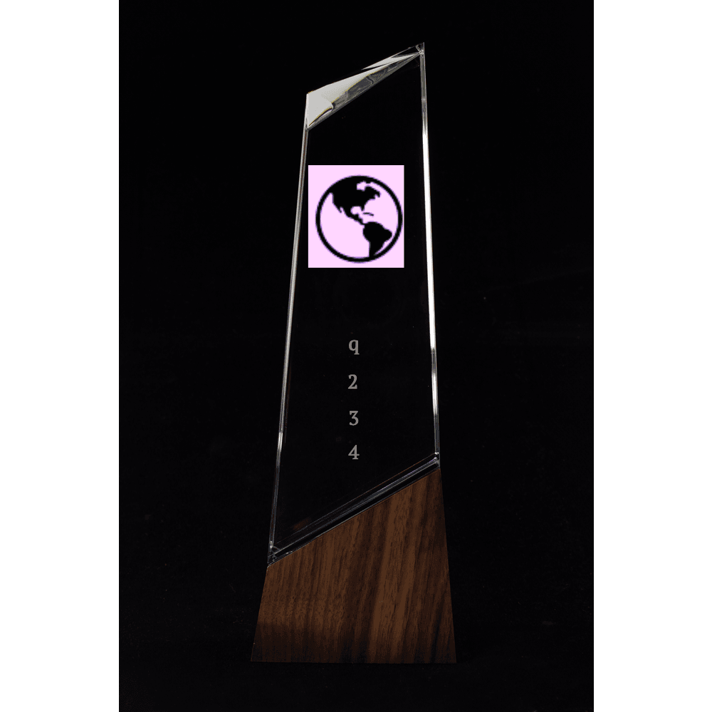 Crystal Peak with Walnut Base - Customer's Product with price 119.00 ID m1mg4dA8IAIh9OEr0LYmzP9u