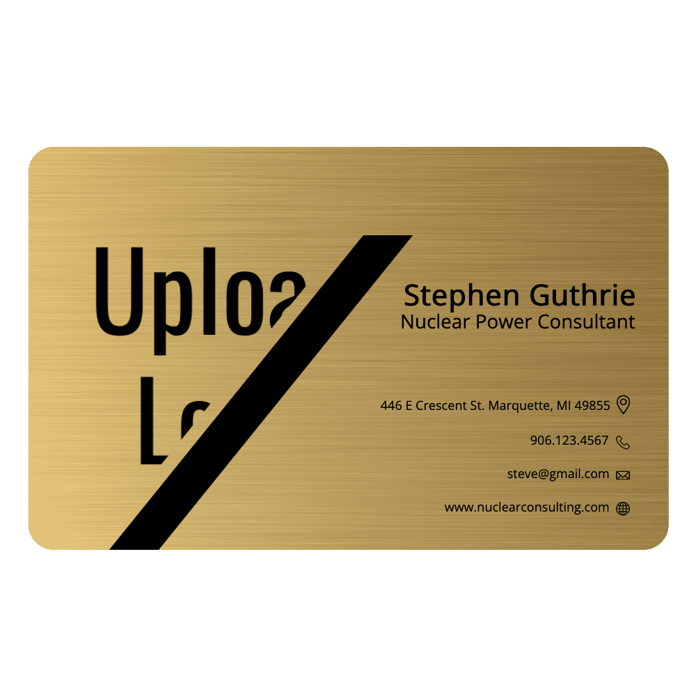 Metal Business Cards - Gold - Customer's Product with price 4.95 ID Y5rbuIPFs_9irvpHI7xx0Luq