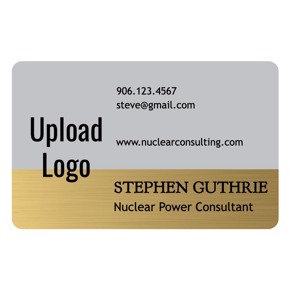 Metal Business Cards - Gold - Customer's Product with price 4.95 ID dT1XboqNVxqpD3kfd9h3bJLI