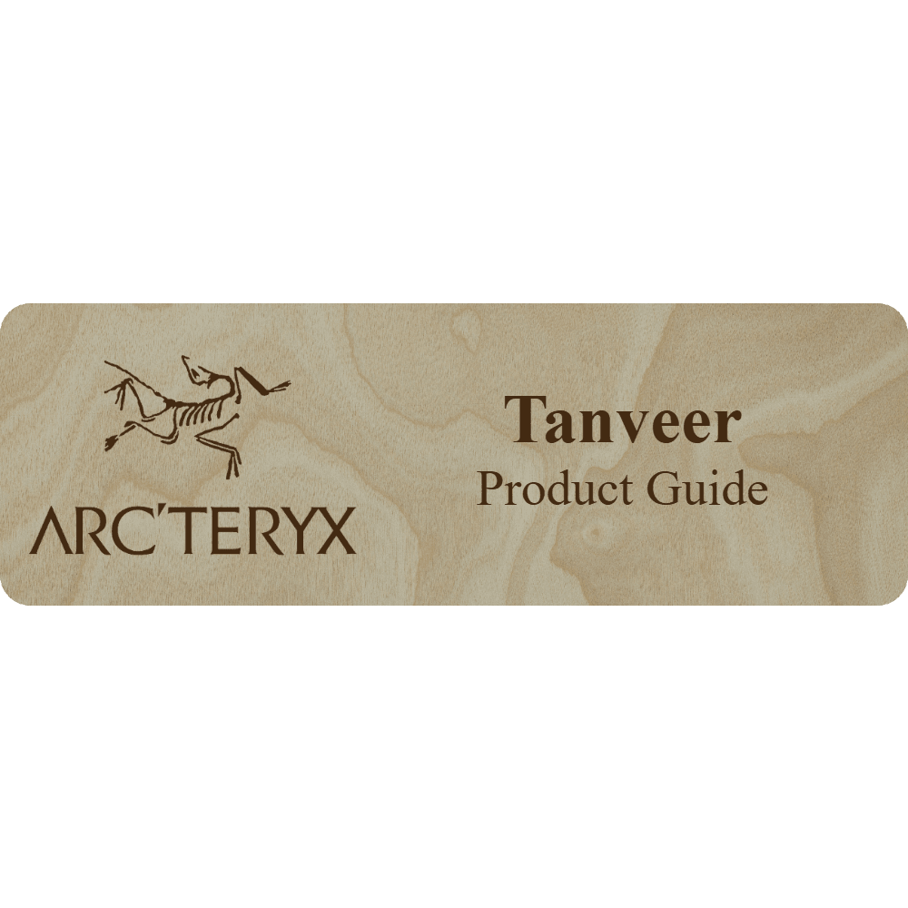 Arc'teryx Name Tag - 2 Lines - Customer's Product with price 6.25 ID VbYOXvFmy6ochrHmfzckY-g2