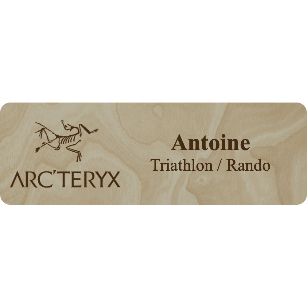 Arc'teryx Name Tag - 2 Lines - Customer's Product with price 6.25 ID s7HZPsC7dHYpz4AIcbd-Z73r