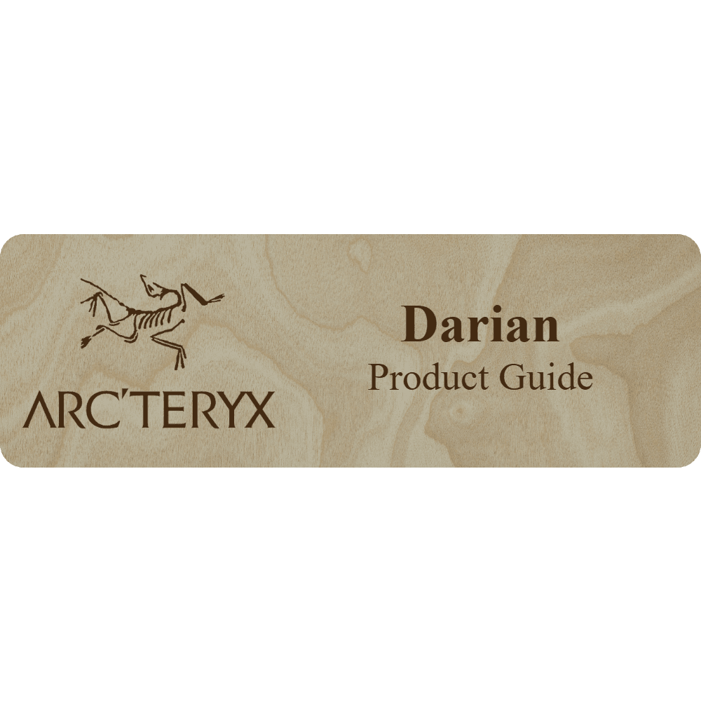 Arc'teryx Name Tag - 2 Lines - Customer's Product with price 6.25 ID 49-lHUXANpZK9B9UTESLgarC