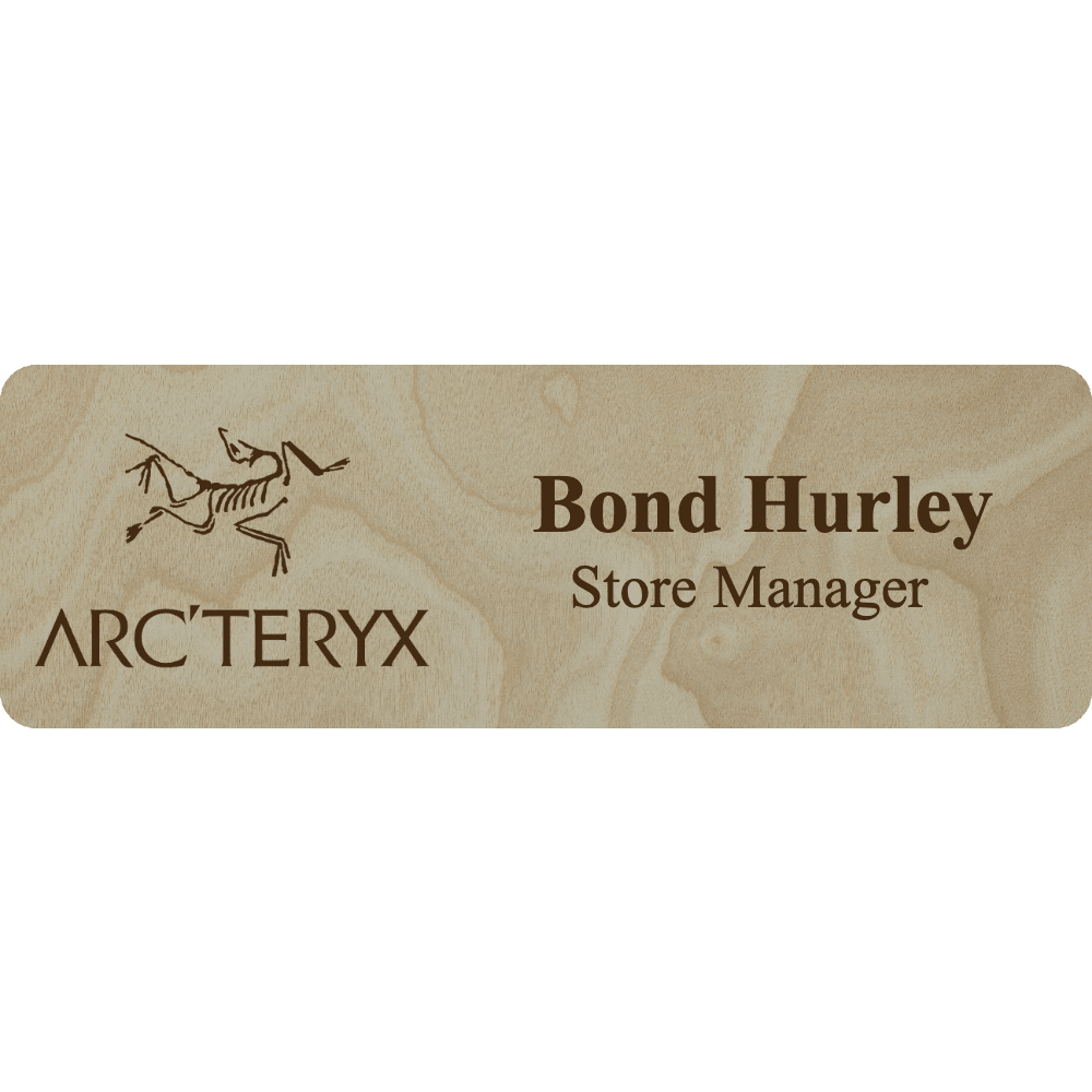 Arc'teryx Name Tag - 2 Lines - Customer's Product with price 6.25 ID 3TRmtKCcRVXqKi_J5a0jeV5H