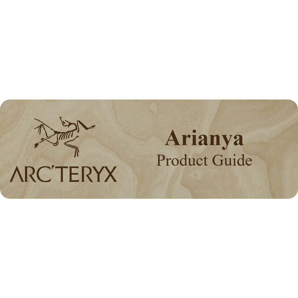 Arc'teryx Name Tag - 2 Lines - Customer's Product with price 5.25 ID EMFmfV68yIfDKkmwXdUO0BR8