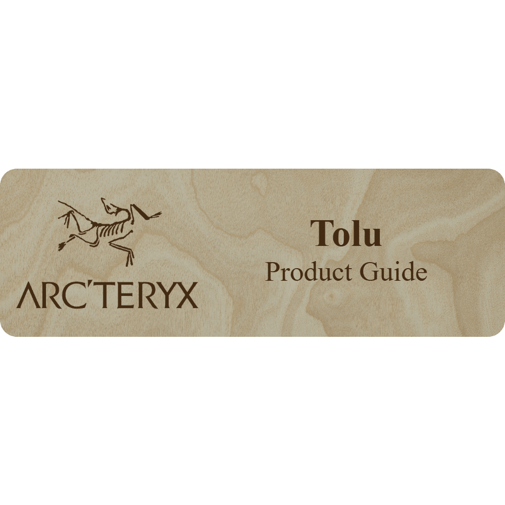 Arc'teryx Name Tag - 2 Lines - Customer's Product with price 6.25 ID eJirmgGzvUKOQc5fjybYQ8l2
