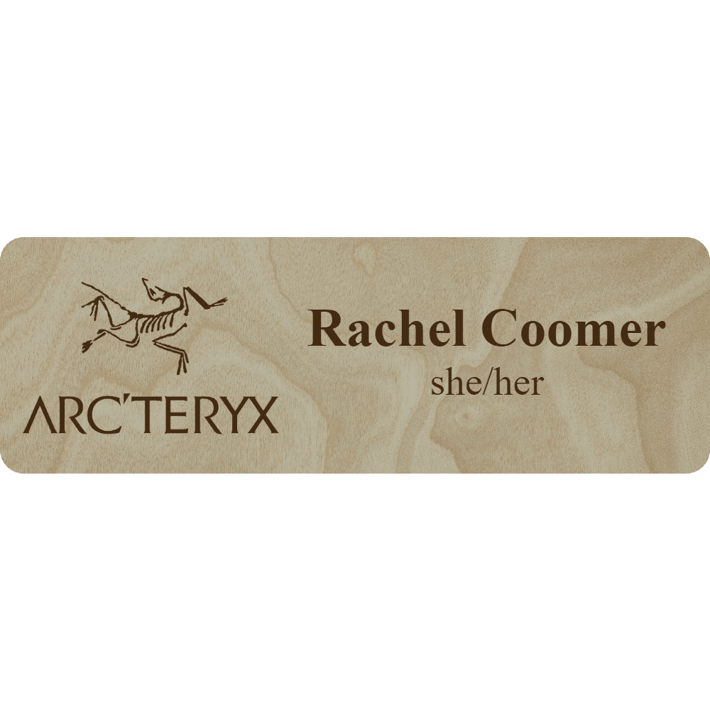 Arc'teryx Name Tag - 2 Lines - Customer's Product with price 5.25 ID wSZApzqwNisP4YNf_SKNZMFB