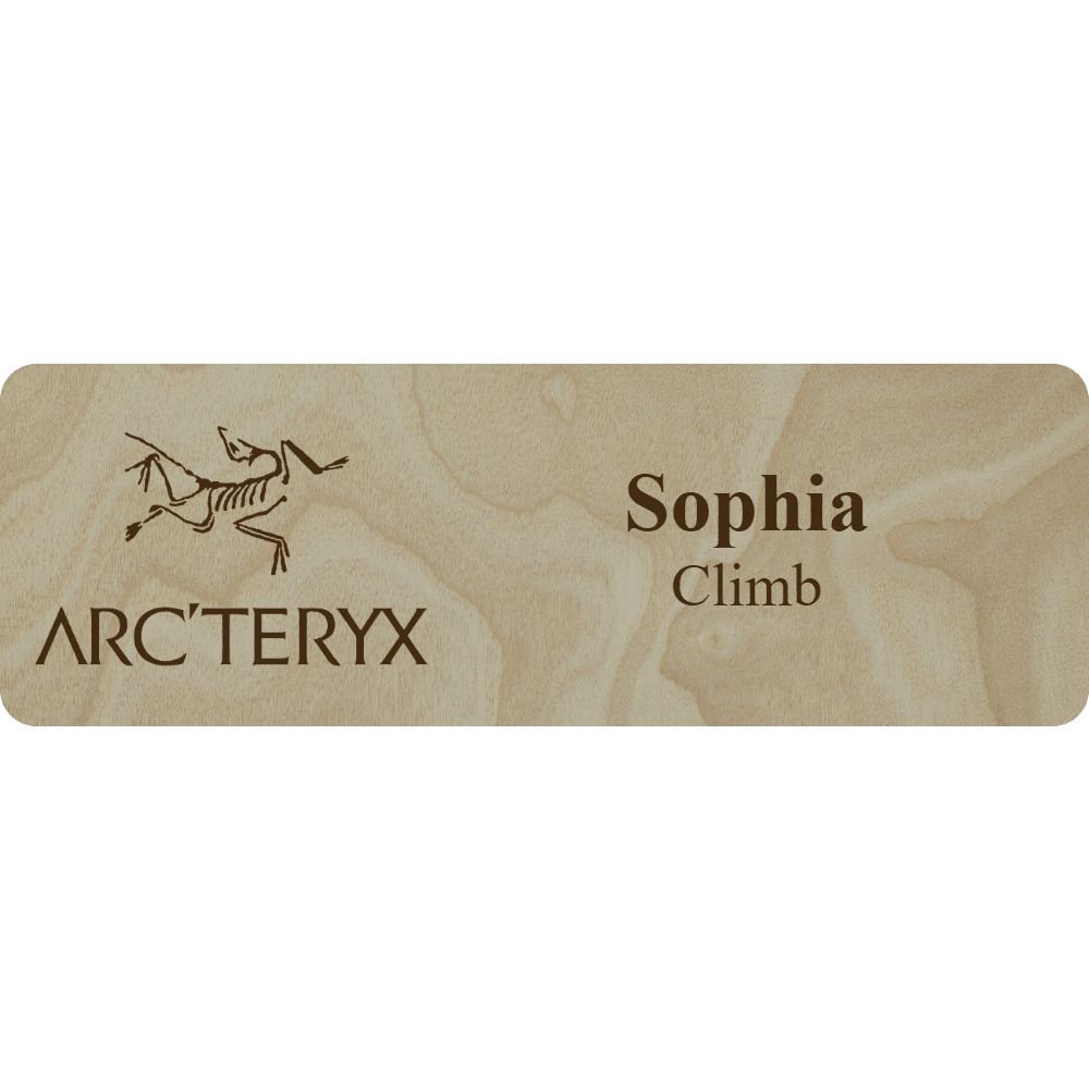 Arc'teryx Name Tag - 2 Lines - Customer's Product with price 6.25 ID zfYM1zBi4kyUXiHjLGsfCCX_