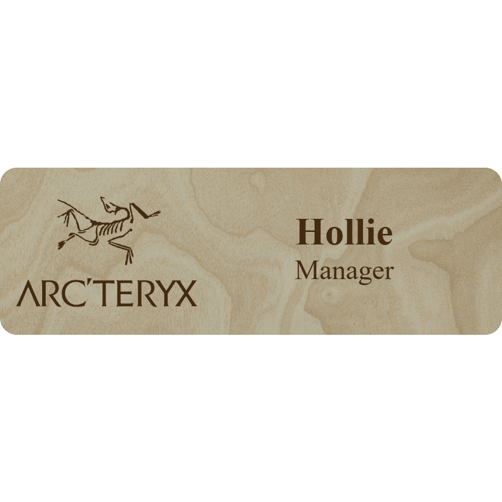Arc'teryx Name Tag - 2 Lines - Customer's Product with price 6.25 ID dSCYbc8kbAzvF4DwQBBJYYI-