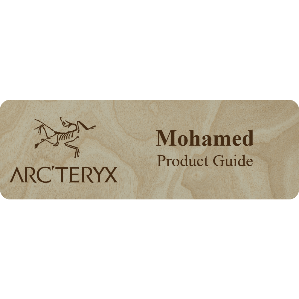 Arc'teryx Name Tag - 2 Lines - Customer's Product with price 6.25 ID lVihx8cfRcJViWKYJUIMr5DF