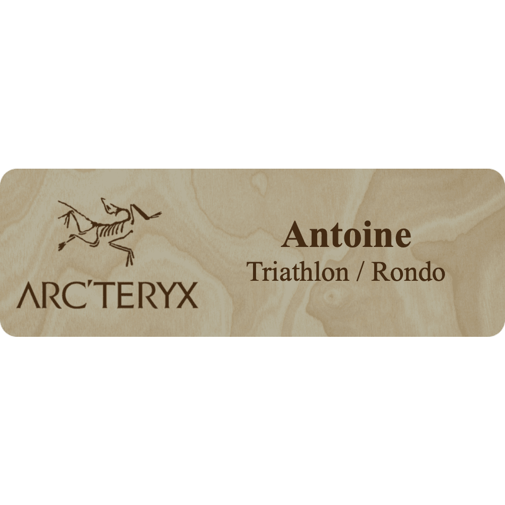 Arc'teryx Name Tag - 2 Lines - Customer's Product with price 6.25 ID BsCxXAkixw6kgGIRIknZUDP-